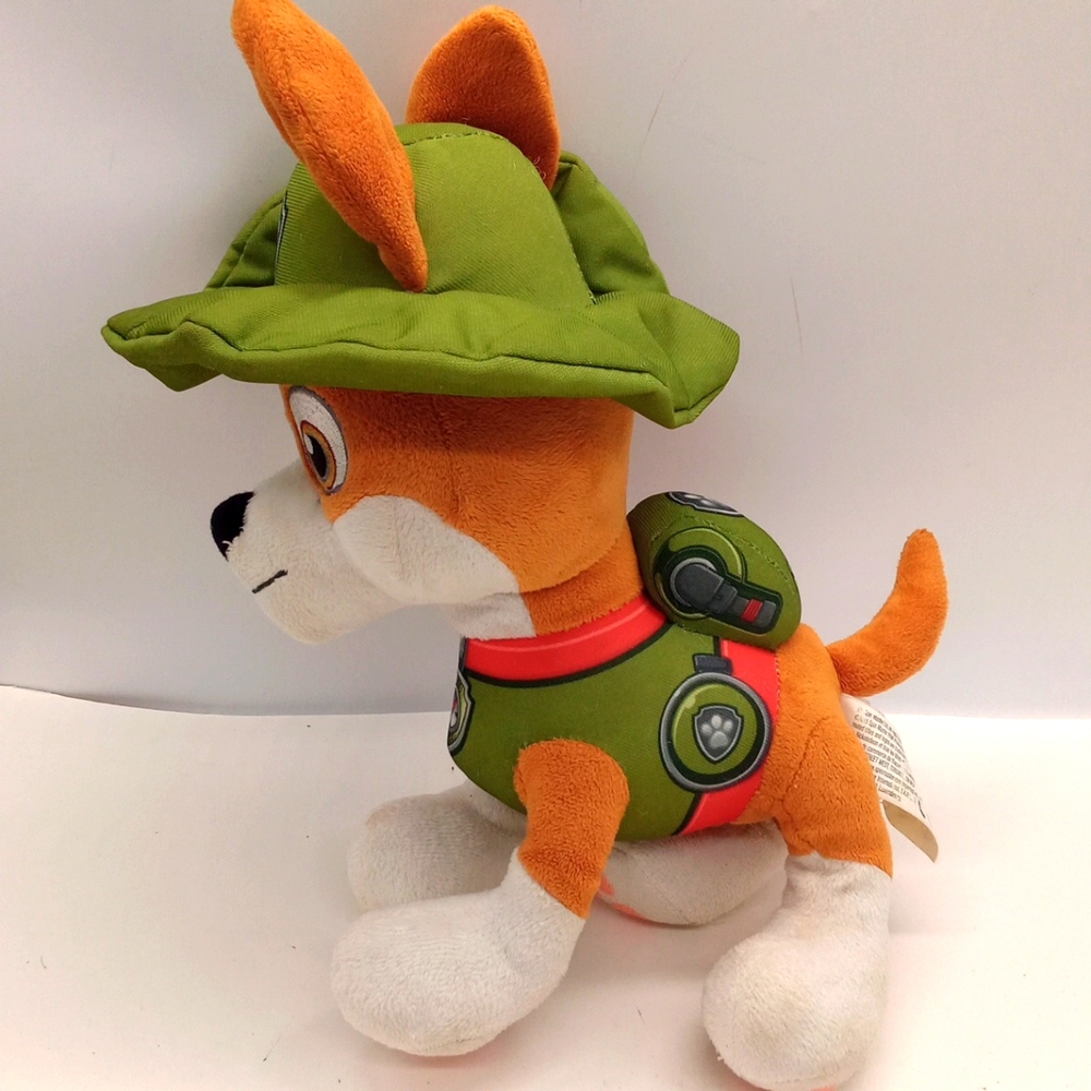 Paw Patrol Tracker Plush Dog Toy - Green/Orange
